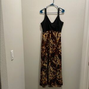 Leopard Print Maxi Dress